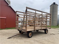 16' wood bale rack on Kasten gear