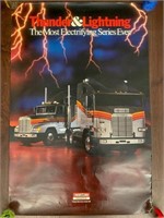 Vintage 1988 Freightliner Promo 25x38 Poster
