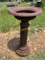 Cast iron planter pedestal