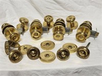 Vintage solid Brass Door Knobs and Hardware Part 2
