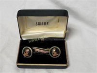 Swank Tie Clip and Cuff Links