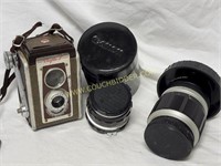 Kodak Duaflex Camera and Lenses