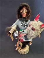 "Unmasked Kachina" Signed Doll