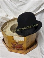 Vintage Bowler Hat and Box