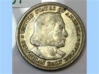 1893 Silver Columbian Expo Half Dollar