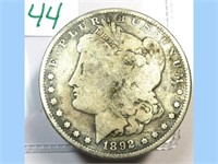 1892-O Silver Morgan Dollar