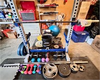 Pro Olympic Weight Bench & Weights