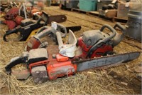 Assorted chain saws