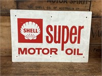 Original Shell Super Tin Sign