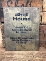 Original Rare Shell House Wellington NZ Brass