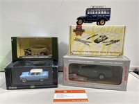 4 x boxed vehicles, inc.  Matchbox Collectibles,