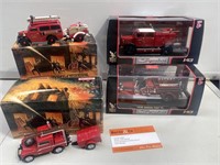 4 Boxed Fire Engine Vehicles inc. Matchbox Models