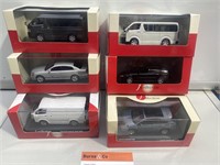 6 x Model Cars - J-Collection Brand