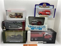 Box Lot of Various Model Cars - Trucks
