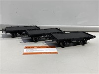 X3 Model Train Engine Black Carriages
