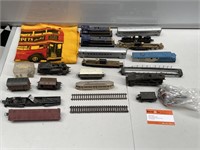 Box Lot of Various Model Miscellaneous Train Parts