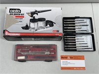 Ozito Air Brush Kit and Tools