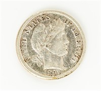 Coin 1897-O Barber Dime, VF-XF