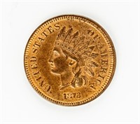 Coin 1872 Indian Head Cent, Gem BU