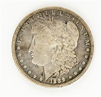 Coin 1889-CC Morgan Silver Dollar, F
