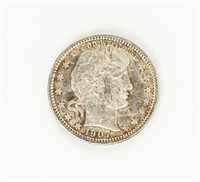 Coin 1907-D Barber Quarter, AU