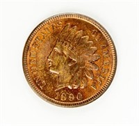 Coin 1890 Indian Head Cent, Gem BU