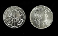 Coin 2 Silver Rounds Austria & Trump