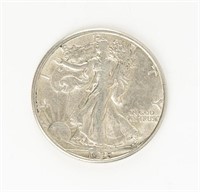 Coin 1935-D Walking Liberty Half Dollar, Ch. AU