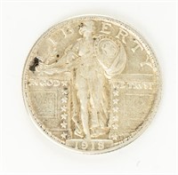 Coin 1918-S Standing Liberty Quarter, AU