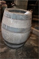 Wood beer barrel