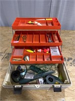 Tackle Box, Bobbers, Lures