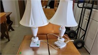 VERY NICE PAIR OF EARLY LAMPS