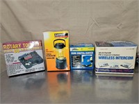 Rotary Kit, Lantern, Sander, Wireless Intercom