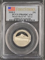 US Coins 2010-S Silver Washington Quarter Mount Ho