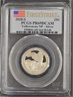 US Coins 2010-S Silver Washington Quarter Yellowst