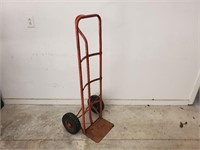 Hand truck, dolly tires are flat
