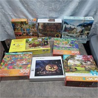 Lot of 8 puzzles 3-factory sealed