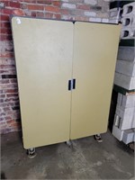 Rolling Industrial Storage Cabinet 48x 24 x 66"H