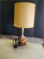 MCM Lamp with very nice shade and Vase