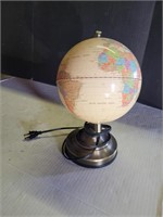 Desk Top Lighted Globe 12" High