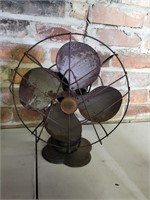 12"H Cast Iron Emerson Osilating Fan - Works
