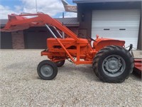 Allis Chalmers D-15 with loader, runs good.