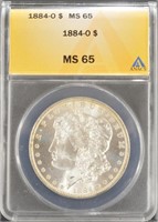 US Coins 1884-O Morgan Silver Dollar Graded MS65 b