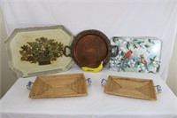 Copper and other Serving Trays