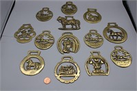 Brass Horse Medallions