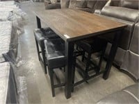 Pub Table with Four Stools