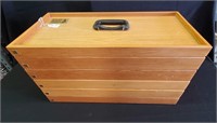 Wooden Porta Case For Trains