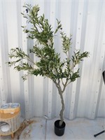 New 81" Tall Faux Olive Tree Neverdie