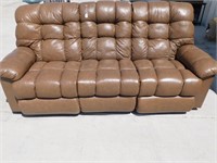 Leather Lazy Boy Dual Reclining Sofa
