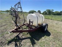 Pull Type 300 Gal Pasture Sprayer w/Rooster Tail